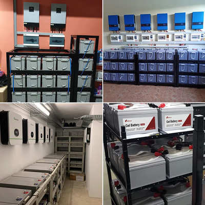3000 Cycle Life GEL Lead Acid Battery 12V 100AH for Deep Cycle Solar Storage System