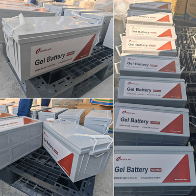 3000 Cycle Life GEL Lead Acid Battery 12V 100AH for Deep Cycle Solar Storage System