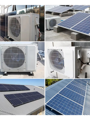 Solar Ac Dc Hybrid Inverter Air Conditioner for Home Cooling capacity 9000btu Complete Set