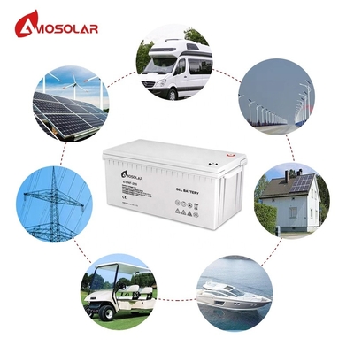 3000 Cycle Life Amosolar GEL 12V 100Ah Solar Battery Quote for Consumer Electronics