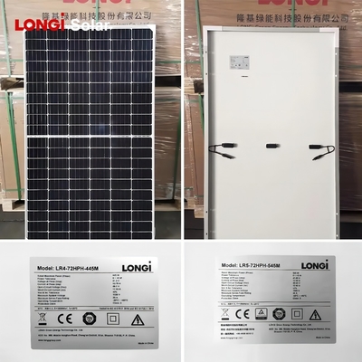 Amosolar PERC Mono BIPV Solar Panel Single 550 watt PV Modules for Solar Power System