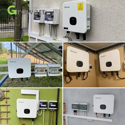 Growatt 5kw 6kw Single Phase 220V On Grid Tie Solar Inverter for Home System