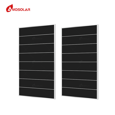 Anodized Aluminium Alloy Frame 410W Shingled Solar Panels Pv Module for Solar Roof Panel