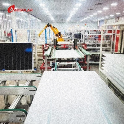 Anodized Aluminium Alloy Frame 410W Shingled Solar Panels Pv Module for Solar Roof Panel