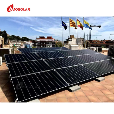 Anodized Aluminium Alloy Frame 410W Shingled Solar Panels Pv Module for Solar Roof Panel