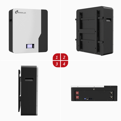 48v 100Ah 200Ah 5Kwh 10Kwh 20Kwh LiFePO4 Battery with 6000 Deep Cycle from Amosolar