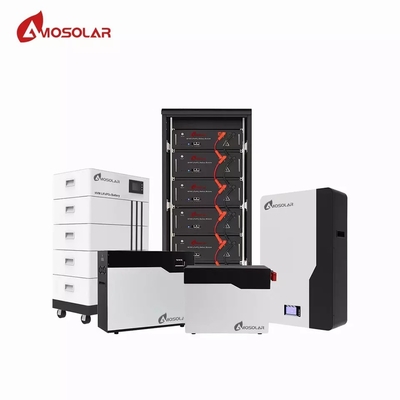 Amosolar Battery 48V 100Ah LifePO4 Hv Lithium Ion Battery with Long-lasting Cycle Life