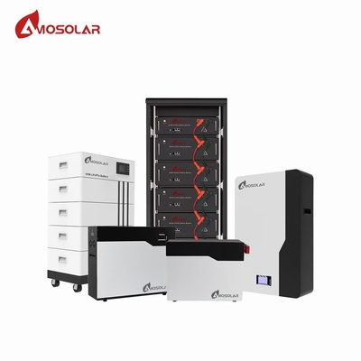 48v 51.2v 100ah 200ah 5Kwh 10Kwh Lithium Iron Battery For Residential Amosolar Deep Cycle