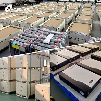 48v 51.2v 100ah 200ah 5Kwh 10Kwh Lithium Iron Battery For Residential Amosolar Deep Cycle