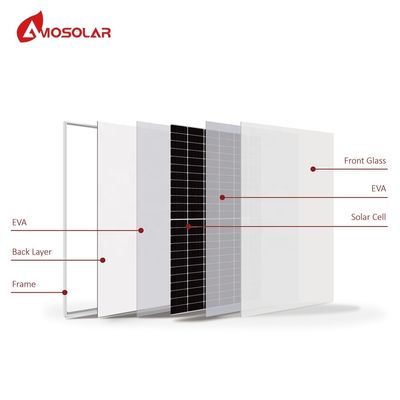 166mmx166mm Cell Size Amosolar Pv Panel 460 watt Solar Monocrystalline Panel 465 watt Mono 9bb Pv Plates
