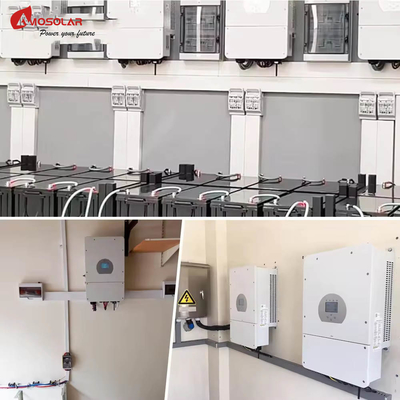 6kw Home Hybrid Solar Power System Kit with 3kw On-Off Grid and 30kw Wind Energy Storage
