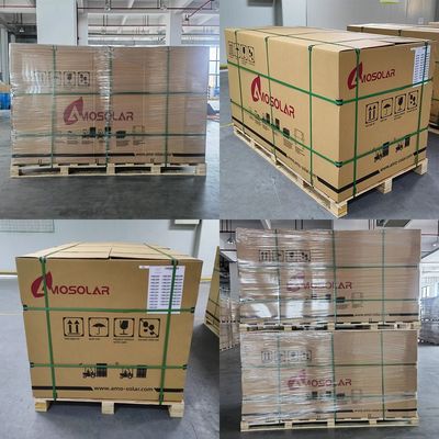 Amosolar Mono 535w-555w Solar Panels with 182mm PERC Half Cells Accepting OEM Orders