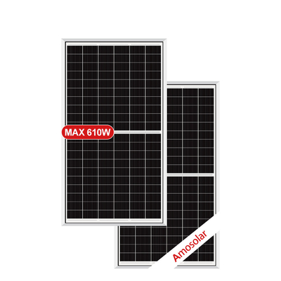 Amosolar 600w Solar Panels with 210*210mm Cells IP68 Rated Junction Box