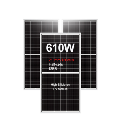Amosolar Half Cut 210mm 580W 590W 600W Solar Panels with CE/TUV/INMETRO/ISO Certificate