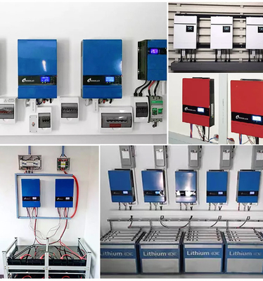 Amsolar Solar Off Grid System 3KW/5KW with High Frequency Off-Grid Solar Inverter