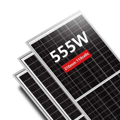550w Watt Mono Perc PV Industrial Cell Power Panels for Commercial Roof 535w to 555w