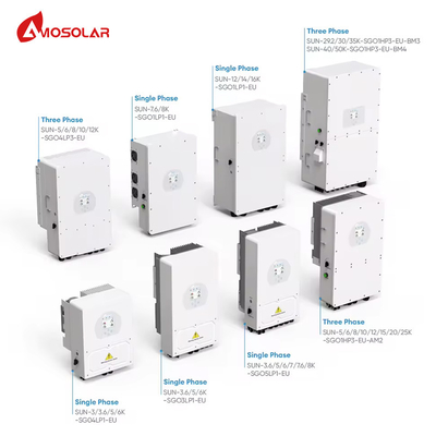 Deye SUN-5K-12K-SG01LP1 Hybrid On Grid Inverter Hybrid Technology for Solar Power System