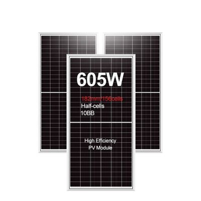 Amosolar Half-cells PERC A Grade Solar Panel 590 Watt 595 Watt 600 Watt for OEM Orders