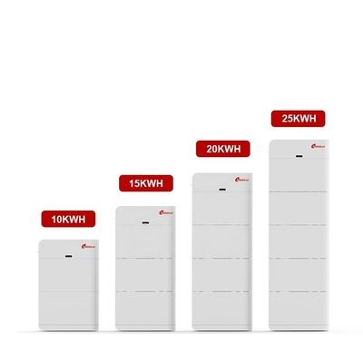 48v 51.2v 10-25kW High Voltage Lithium Battery Stack for Solar Energy Storage Customizable