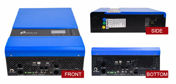 Amsolar Off Grid System 3KW 5KW 8KW 10KW High Frequency Off-Grid Solar Inverter with 1
