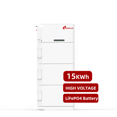 15360 Wh Stackable High Voltage Tower Lithium Battery for Solar Energy Storage System