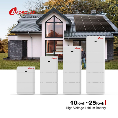 15360 Wh Stackable High Voltage Tower Lithium Battery for Solar Energy Storage System