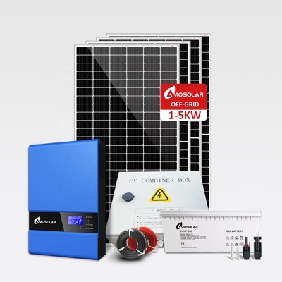 Amosolar 3kw Solar Energy System with Customized Mounting Structure and Off Grid Function