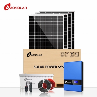 Amosolar 3kw Solar Energy System with Customized Mounting Structure and Off Grid Function
