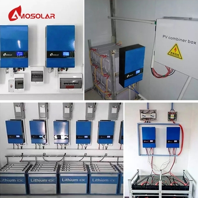 Amosolar 3kw Solar Energy System with Customized Mounting Structure and Off Grid Function