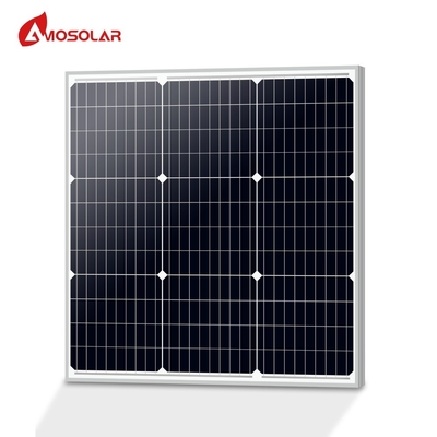 Small Size 20W 30W 40W 50W 55W 60W Monocrystalline Solar Panel with IP67 Junction Box