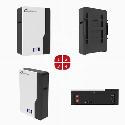 Amosolar 48V/51.2V 100ah 200ah 5kwh 10kwh 2.5kwh Lithium Ion Battery for Solar Storage