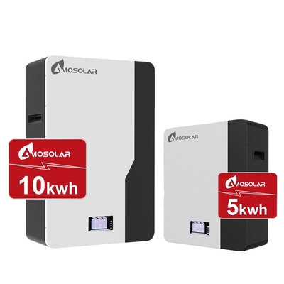 Amosolar 48V/51.2V 100ah 200ah 5kwh 10kwh 2.5kwh Lithium Ion Battery for Solar Storage