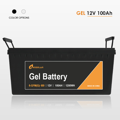 Amosolar Gel Battery 12V 24V 50Ah 100Ah 150Ah 200Ah 250Ah for Solar Storage System