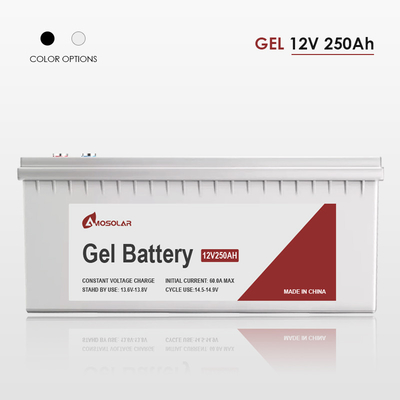 Amosolar Gel Battery 12V 24V 50Ah 100Ah 150Ah 200Ah 250Ah for Solar Storage System
