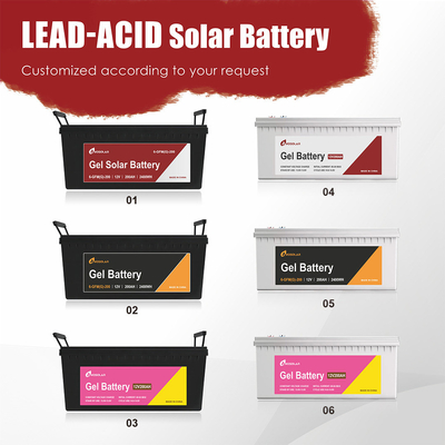Amosolar 12V 100Ah Lead Acid Battery Durable and Stable for Solar Storage System
