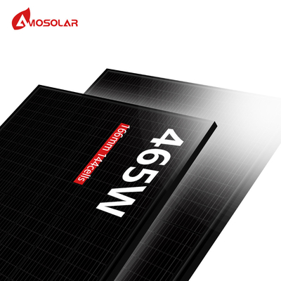 Black Backsheet Mono All Black 144 Cells 440w 450w 460w 465w Solar Panels with TUV CE