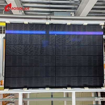 All Black Solar Panels 380w 410w 430w 400w 500w 450w 550w 580W EU Stock 0BB Pv Module