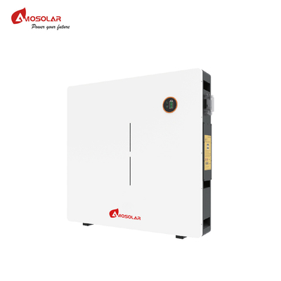 Off Grid Amosolar Wall Mounted LiFePO4 48V 51.2V 100Ah 200Ah Household Energy Storage Lithium Battery IP65