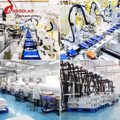 Battery Lithium Lifepo4 Amosolar 48v 51.2v 100ah 200ah Photovoltaic Off Grid System