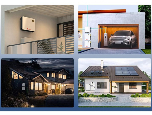 Amosolar Lithium Battery Pack 5-10 kWh Output Power Range for Wall Mounting and Solar