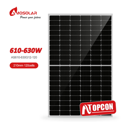 2172*1303*35mm Panel Dimensions 120 6*20 Cells N-type 610W 620W 630W Solar Panels