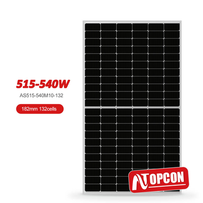 182mm Mono Solar PV Modules for Home Electricity 132 6*22 Cells Solar Power System