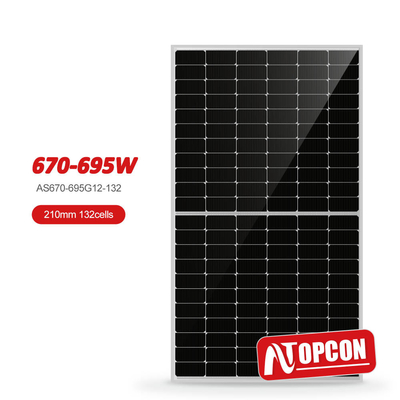 Amosolar 210mm Monocrystalline PV Module 2384*1303*35mm 210*210mm for Solar Solutions