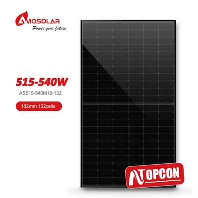 A Grade Solar Panels 182mm Mono Solar PV Modules for Home Electricity N-TYPE 515W 540W