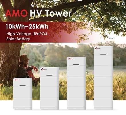 Amosolar Household High Voltage Lithium Battery Pack with 10-20 kWh Output Power Range