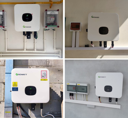Ground Mounting Growatt Mod 10KTL3-X 10KW On Grid Tie 3 Phase Solar Inverter With MPPT