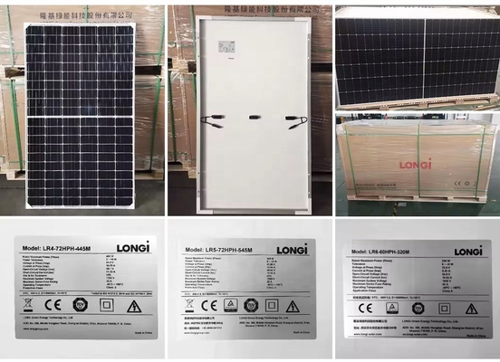 Longi Hi-Mo6 Mono 420w 410w 585W 590W PV Modules for Solar Panel Configuration System