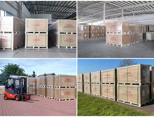 Longi Hi-Mo6 Mono 420w 410w 585W 590W PV Modules for Solar Panel Configuration System