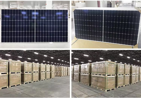 Anodized Aluminium Alloy Frame 560-600W JA Trina Longi Mono Solar for Home Solar