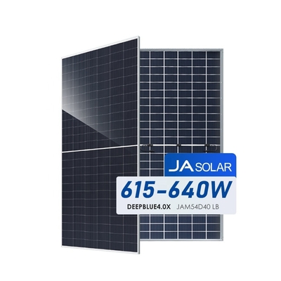 CE TUV IEC Certified Full Black Bifacial 620W N-Type Monocrystalline JA Solar Panel
